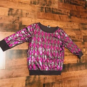 EXPRESS Sequence Blouse
